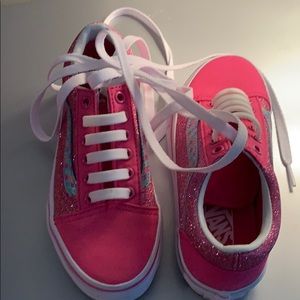 Vans Mermaid Scale Old Sokol Carmine Rose Girls